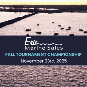 Erie Marine Sales Fall Fishing tournament championship Woo